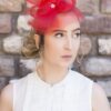 Bibi mariage rouge - Création Aurélie