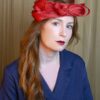 Bandeau pour femme de couleur rouge