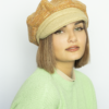 Casquette Bianca orange et beige