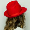 Chapeau borsalino Brooklyn rouge vif – Image 2