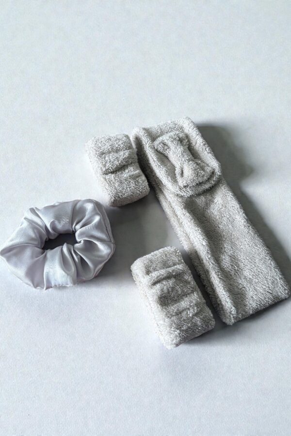 Coffret cadeau soins beauté femme gris